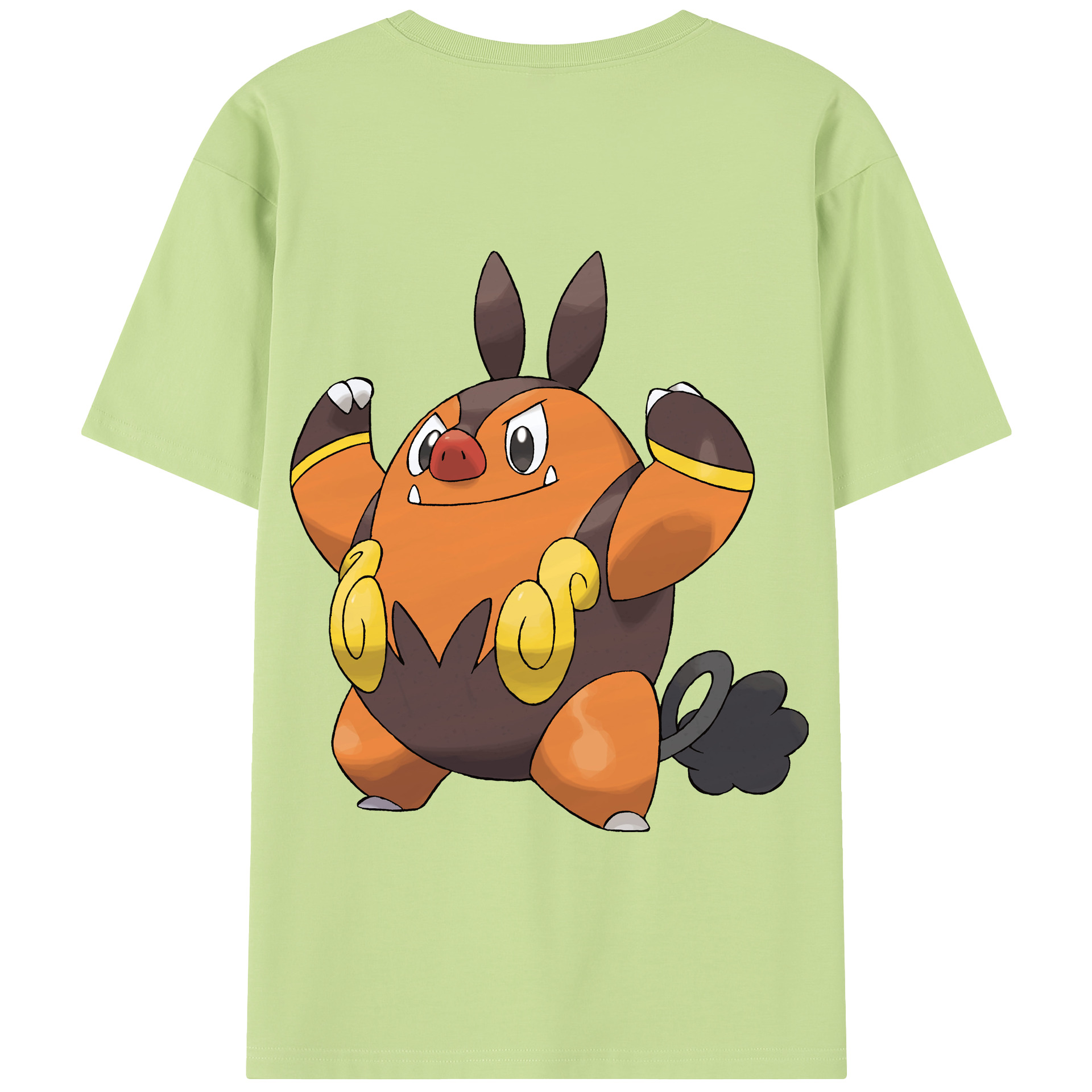 （画像用） ポケットモンスター Pokémon 綿100％半袖Tシャツ（背面プリント）